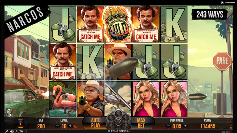 narcos slot how to play
