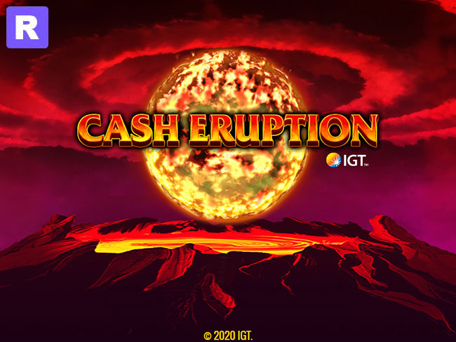 cash eruption slot machine feature image